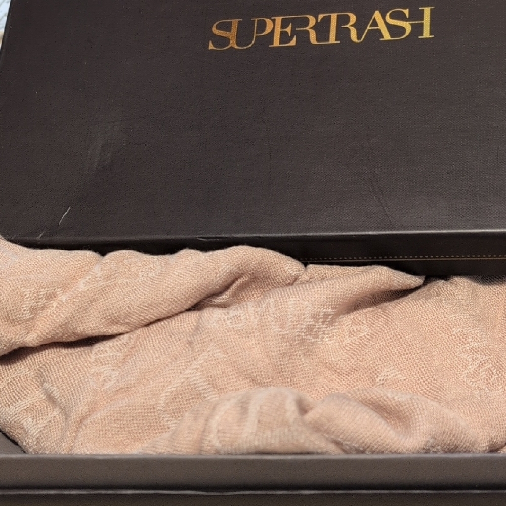 Supertrash Women's Shawl Scarf Tan